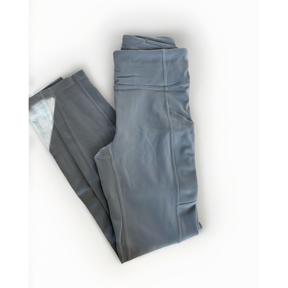 lululemon Align High-Rise Pant with Pockets 25" Sz 4 Light concrete Blue